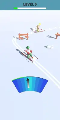 Snow Race 3D Screen Shot 1