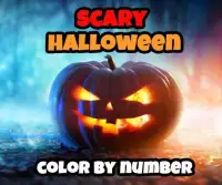 Halloween Color By Number Scary Pixel Art Screen Shot 0