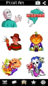 Pixel Art Halloween Color By Number Screen Shot 1
