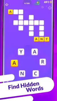 Word Hunter - Offline Crossword Puzzle Screen Shot 2