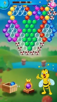 Bubble Shooter Queen Bee Screen Shot 2