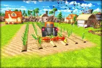 Little Happy Farm Town – Tractor Farming Simulator Screen Shot 9