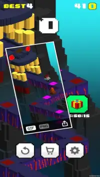 Temple Pixel Run Screen Shot 2