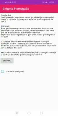 Enigma Português Screen Shot 0