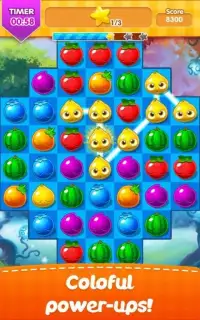 Juicy Fruit - Fruit Jam Match 3 Games Puzzle Screen Shot 2