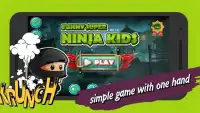 Run and Jump Adventure with funny Super Ninja Kids Screen Shot 2