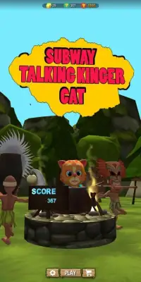 Subway Ginger - Talking Cat Screen Shot 14