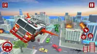 Flying Fire Fighter Rescue Truck:Rescue Game Screen Shot 3