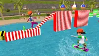 Stunt Boy Water Fun Race:Free Water Games Screen Shot 2