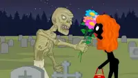 Stickman mentalist. Zombie looking for friends Screen Shot 4