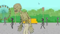 Stickman mentalist. Zombie looking for friends Screen Shot 0