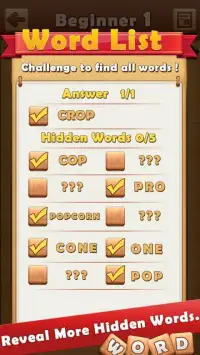 Word Crush - Connect Hidden Words Screen Shot 0