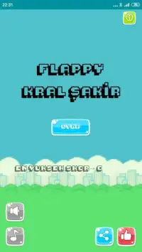 Flappy Kral Şakir Screen Shot 2