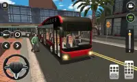 Autobus Simulator Pro - bus driving city Screen Shot 2