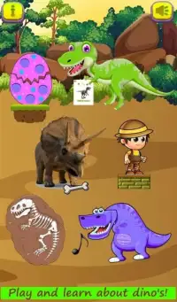 Dinosaur Games for Toddlers & Kids Age 3 4 5 Screen Shot 15