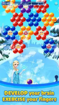 Bubble Shooter Ice Princess - Ice Queen Bubble Screen Shot 1