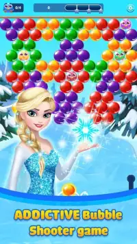 Bubble Shooter Ice Princess - Ice Queen Bubble Screen Shot 3