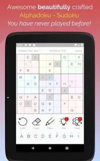 Sudoku - Alphadoku Screen Shot 5