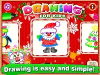 Drawing Christmas for Kids Drawing Games for Girls Screen Shot 5