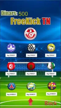 Freekick Tunisia Soccer League Screen Shot 0