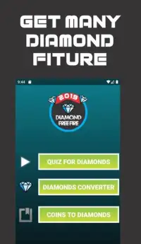 Free Diamonds Converter For Free Fire Screen Shot 1