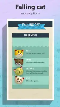 Falling cat : nekoatsume kitty Collector Screen Shot 0
