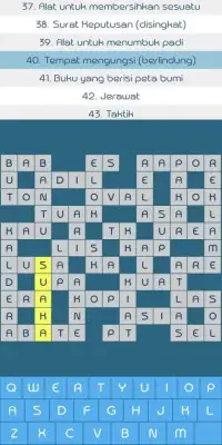 Teka Teki Silang - TTS Terbaru Offline Screen Shot 2