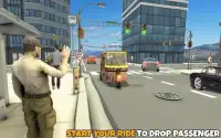 Modern Tuk Tuk Rickshaw Driving Simulator Screen Shot 1