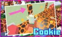 Escaper Cookie Swirl - Robloxe Obby LavaLand Mod Screen Shot 1