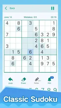 Sudoku - Classic Sudoku Numbers Puzzle Games Screen Shot 0