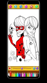 Miraculous Ladybug Coloring Book Screen Shot 4