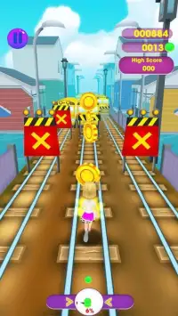 Subway Jojo Heelys Run Screen Shot 1