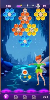 Bubble Fairy Adventure - A Classic Bubble Shooter Screen Shot 2