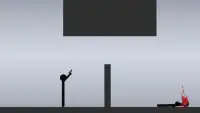 Mr. Stickman and the Bullet - Ragdoll Playground Screen Shot 1