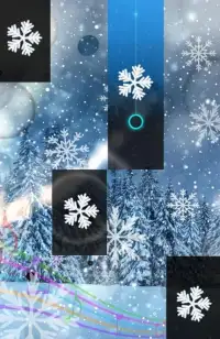Winter Piano Snow Tiles : Raining Ice Game 2019 Screen Shot 0