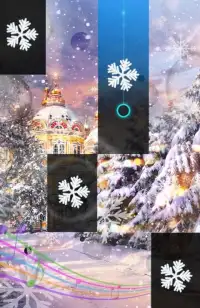Winter Piano Snow Tiles : Raining Ice Game 2019 Screen Shot 1