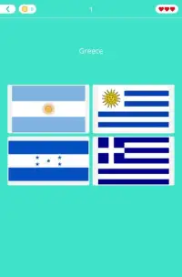 Flags of World Countries: Guess Quiz & Puzzle Screen Shot 1