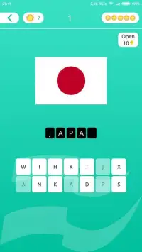 Flags of World Countries: Guess Quiz & Puzzle Screen Shot 7