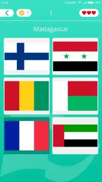 Flags of World Countries: Guess Quiz & Puzzle Screen Shot 6