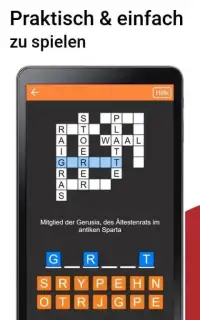 Kreuzworträtsel Deutsch kostenlos Screen Shot 4