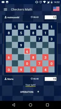 Checkers Math Screen Shot 3