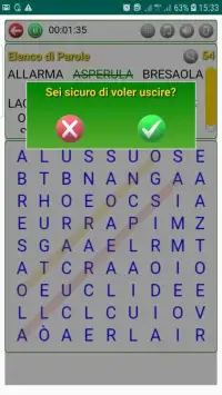 Parole Intrecciate - Italian Word Search Game Screen Shot 0