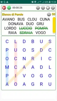 Parole Intrecciate - Italian Word Search Game Screen Shot 4