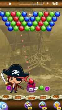 Pirate Treasure: Bubble Shooter Screen Shot 3