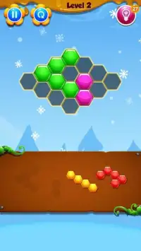 Hexagon Block Puzzle challenge Screen Shot 5