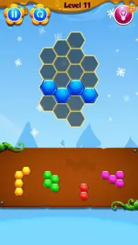 Hexagon Block Puzzle challenge Screen Shot 0