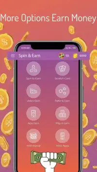 Spin and Earn 2019: Luck by spin, watch and earn Screen Shot 7