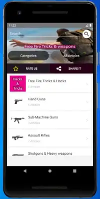 Guide For Free Fire new strategies Screen Shot 2