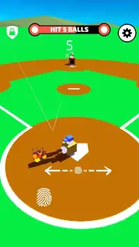 Baseball Free 3D - Fire Fury ⚾ Screen Shot 1