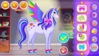Unicorn Dress Up Games for Girls Screen Shot 1